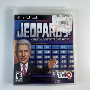 Jeopardy! Sony PlayStation 3 PS3 Video Game Complete THQ Family Quiz Trivia